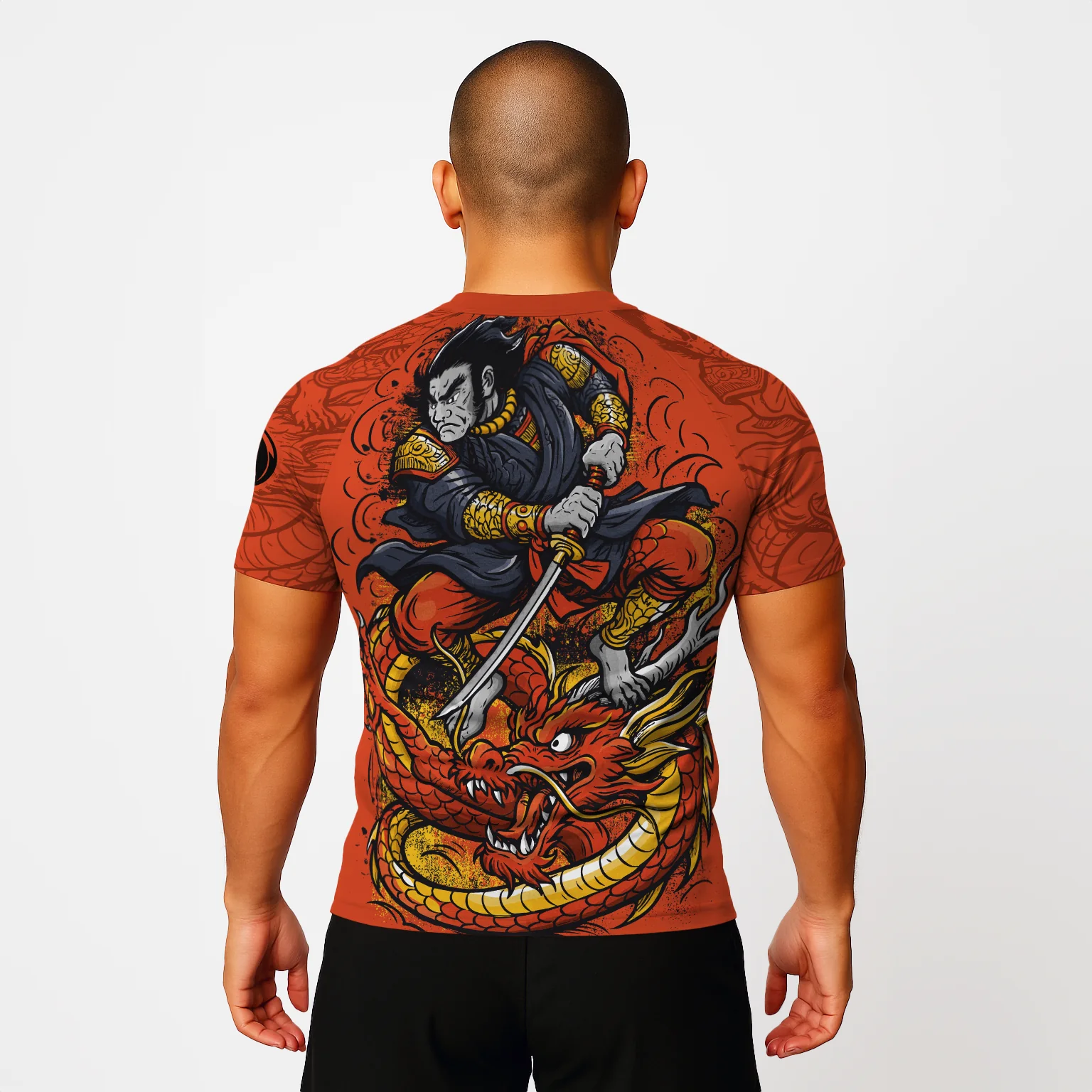 BJJ Religion Crimson Dragon Rashguard - Image 5