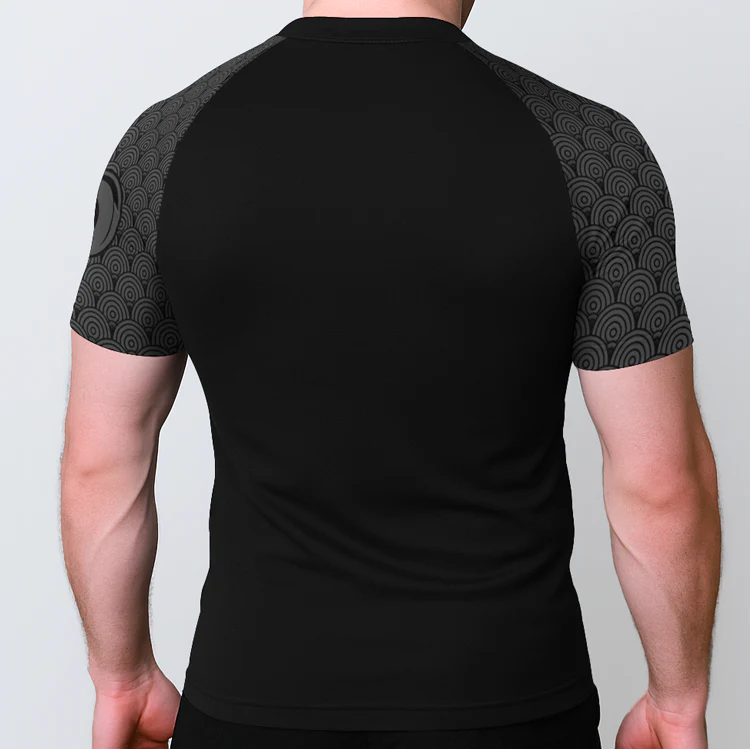 BJJ Religion Haiiro Short Sleeve Rashguard - Image 2