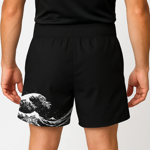 BJJ Religion Hokusai Grappling Shorts - Image 2