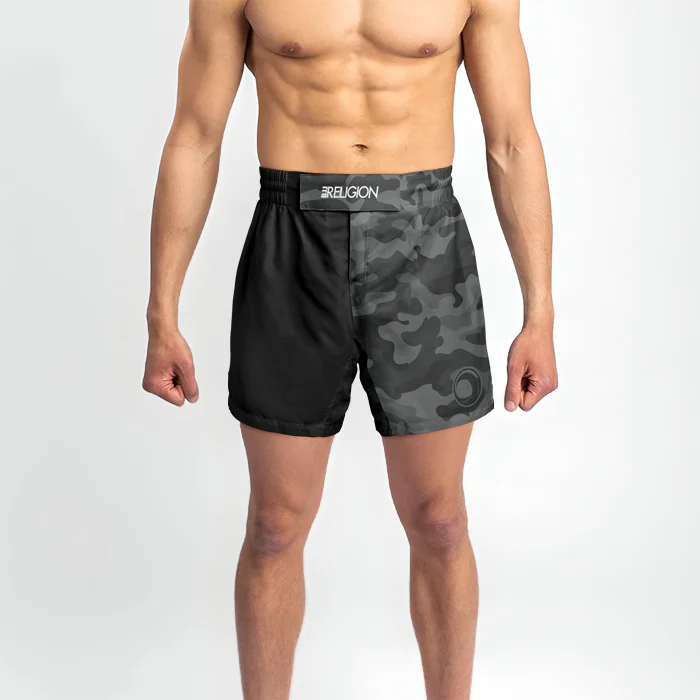 BJJ Religion Midnight Camo Grappling Shorts - Image 2