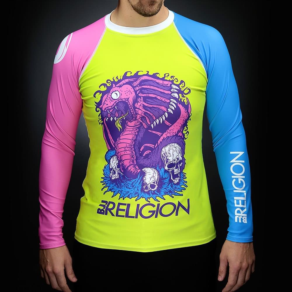 BJJ Religion Psychedelic Cobra Rashguard - Image 4