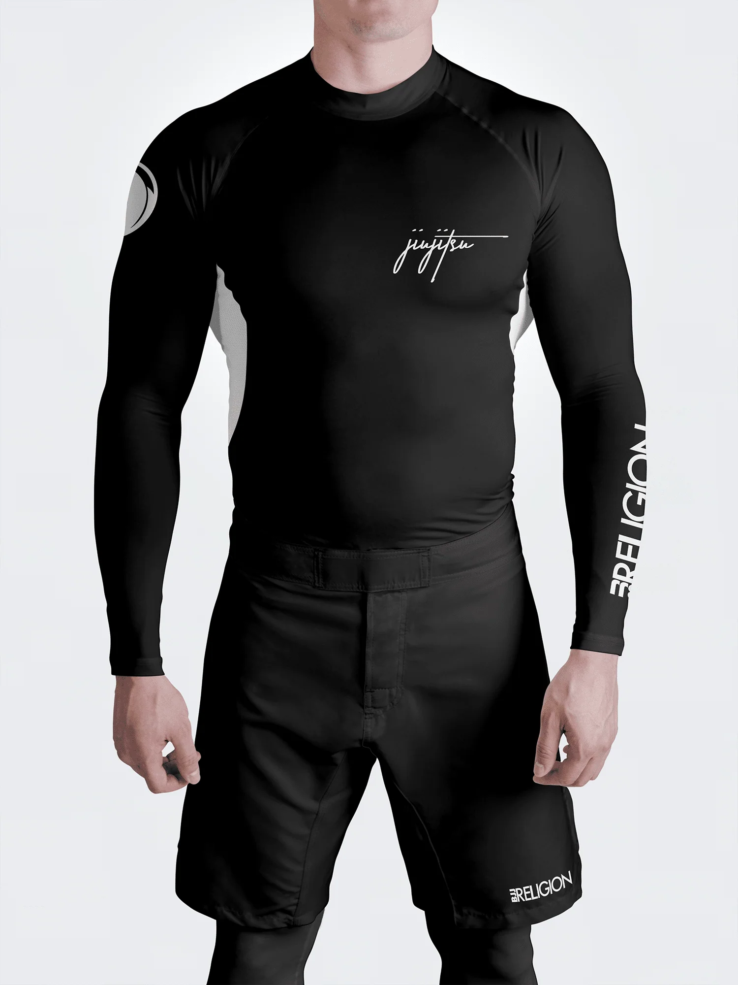 BJJ Religion Script Rashguard - Image 2