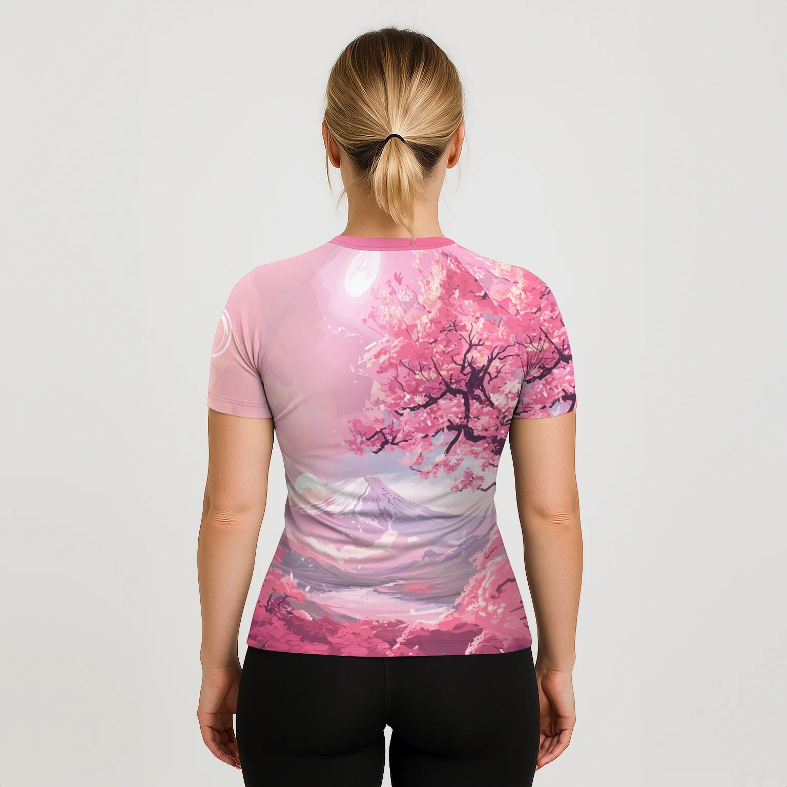 BJJ Religion Women's Pink Tranquility Rashguard - Image 5