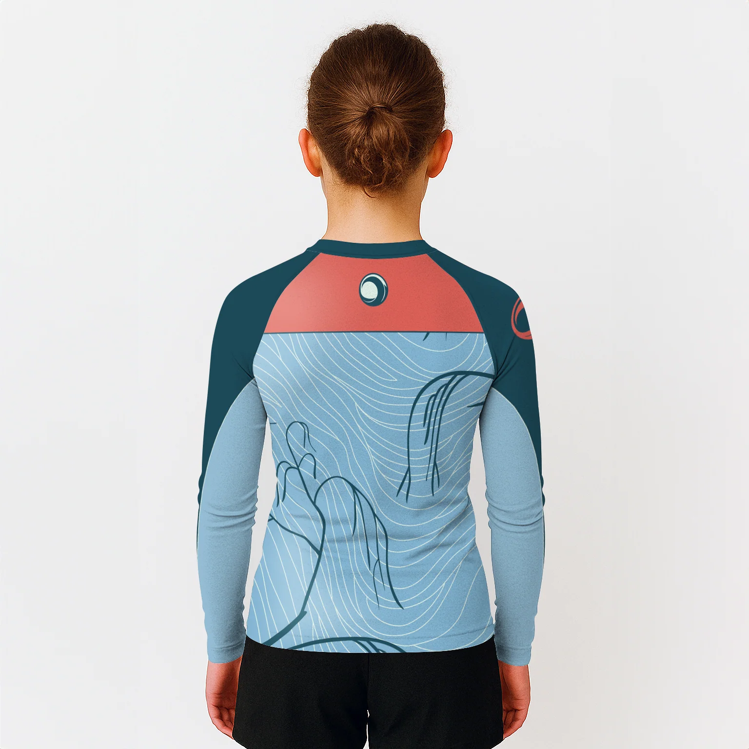 BJJ Religion Youth Geisha Rashguard - Image 4