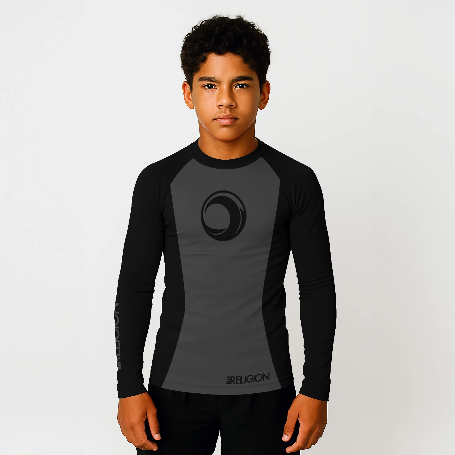 BJJ Religion Youth Twilight Rashguard - Image 3