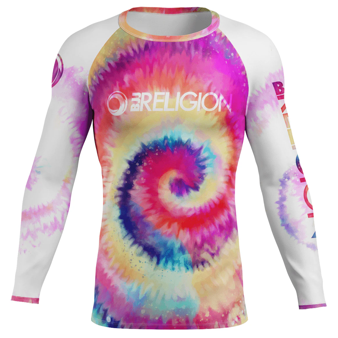 BJJ Religion Tie Dye Rash Guard