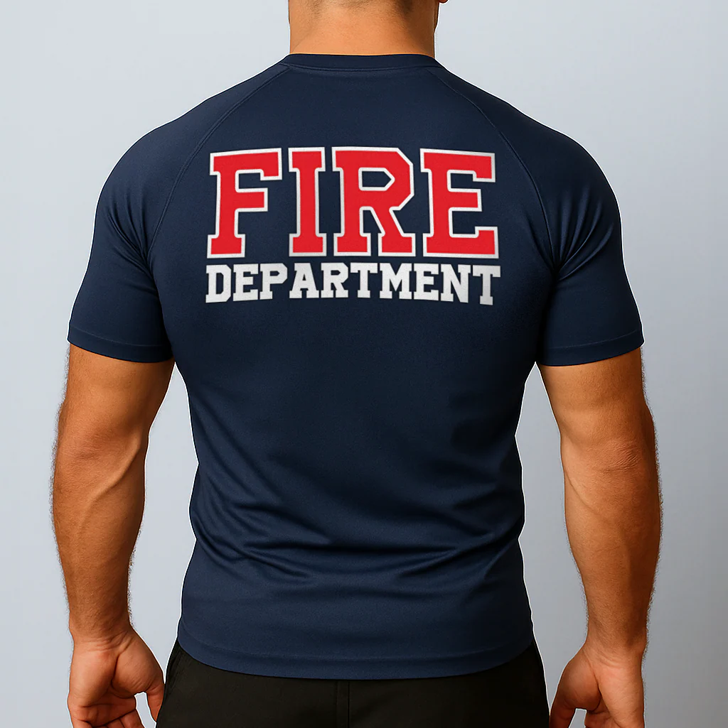 Firefighter Short Sleeve Rashguard - Navy - Image 2