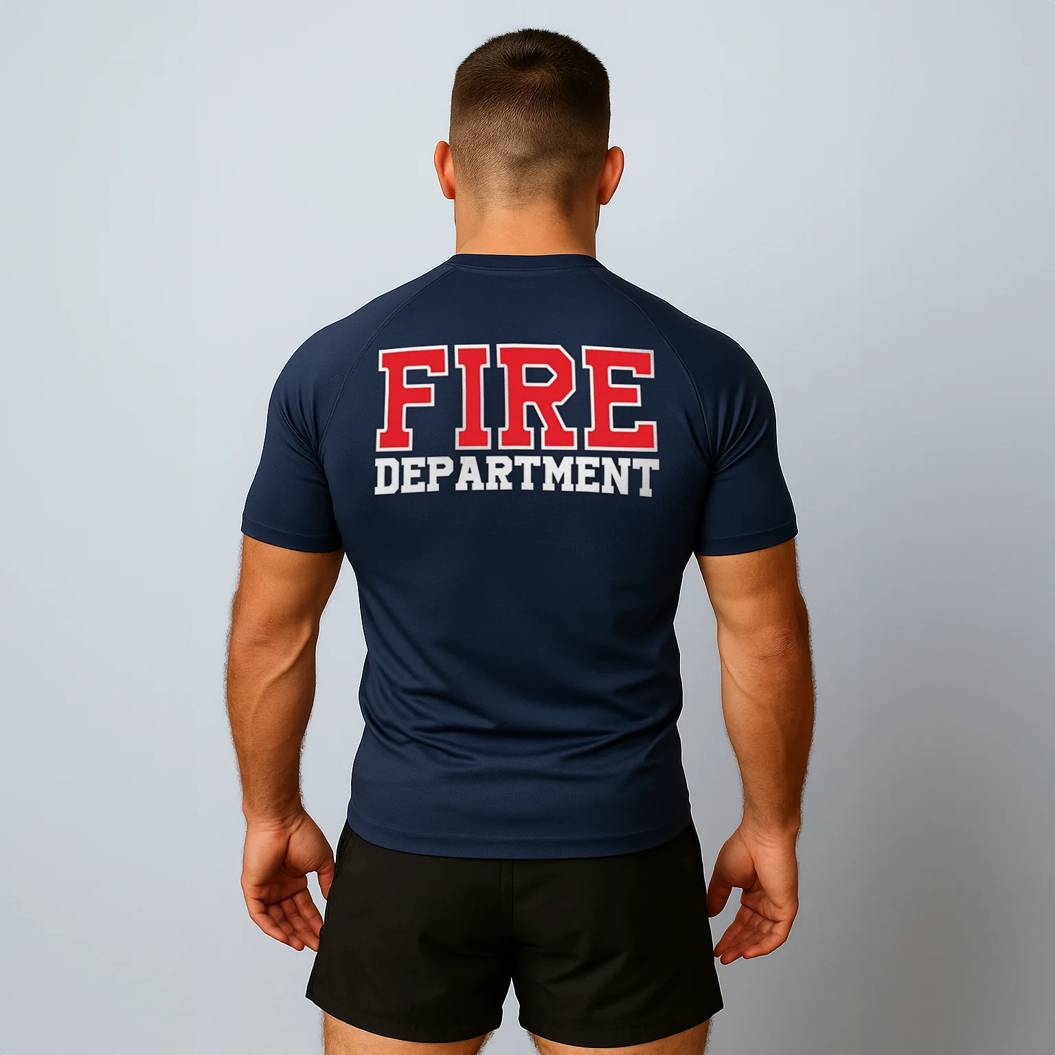 Firefighter Short Sleeve Rashguard - Navy - Image 4