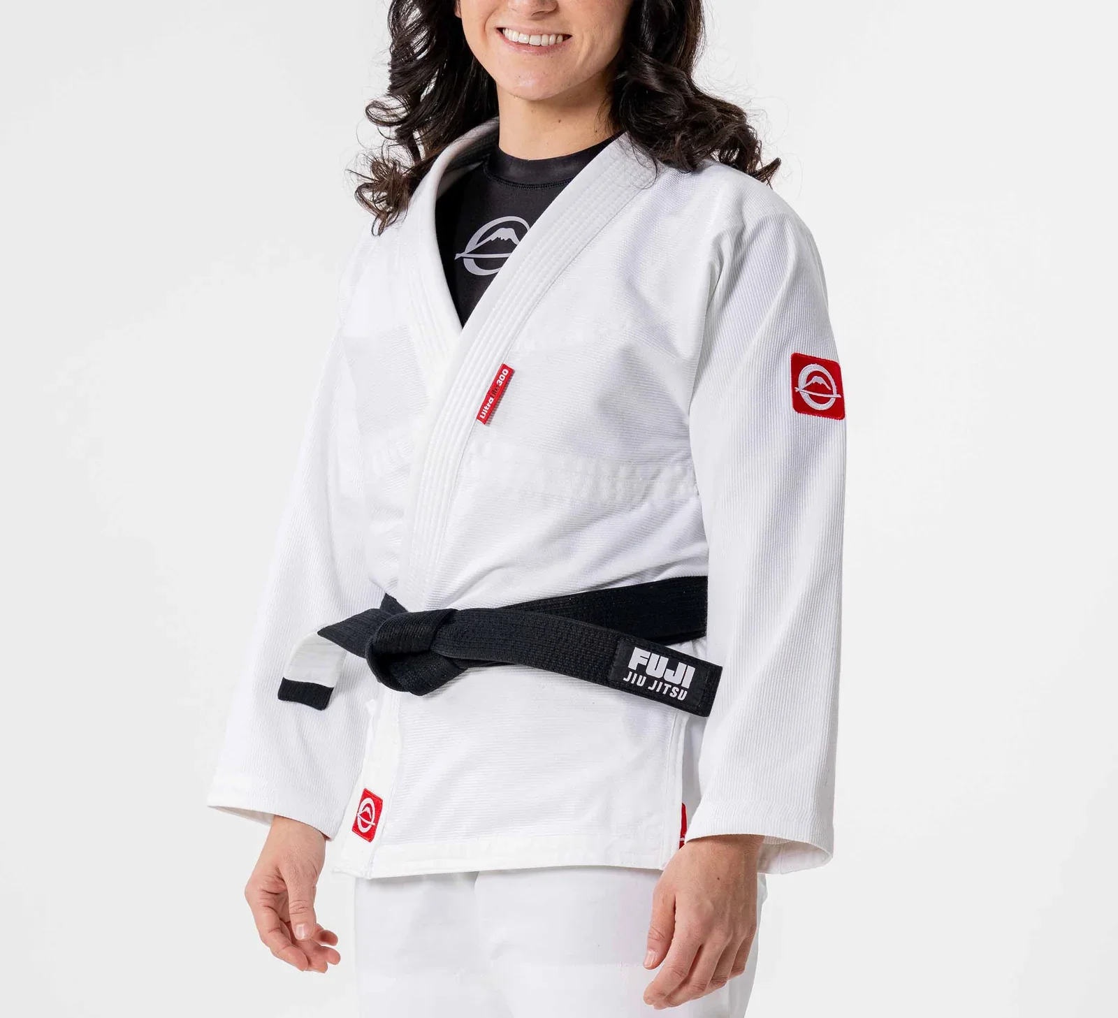 Fuji Womens Ultra Lite 300 BJJ Gi White - Image 2