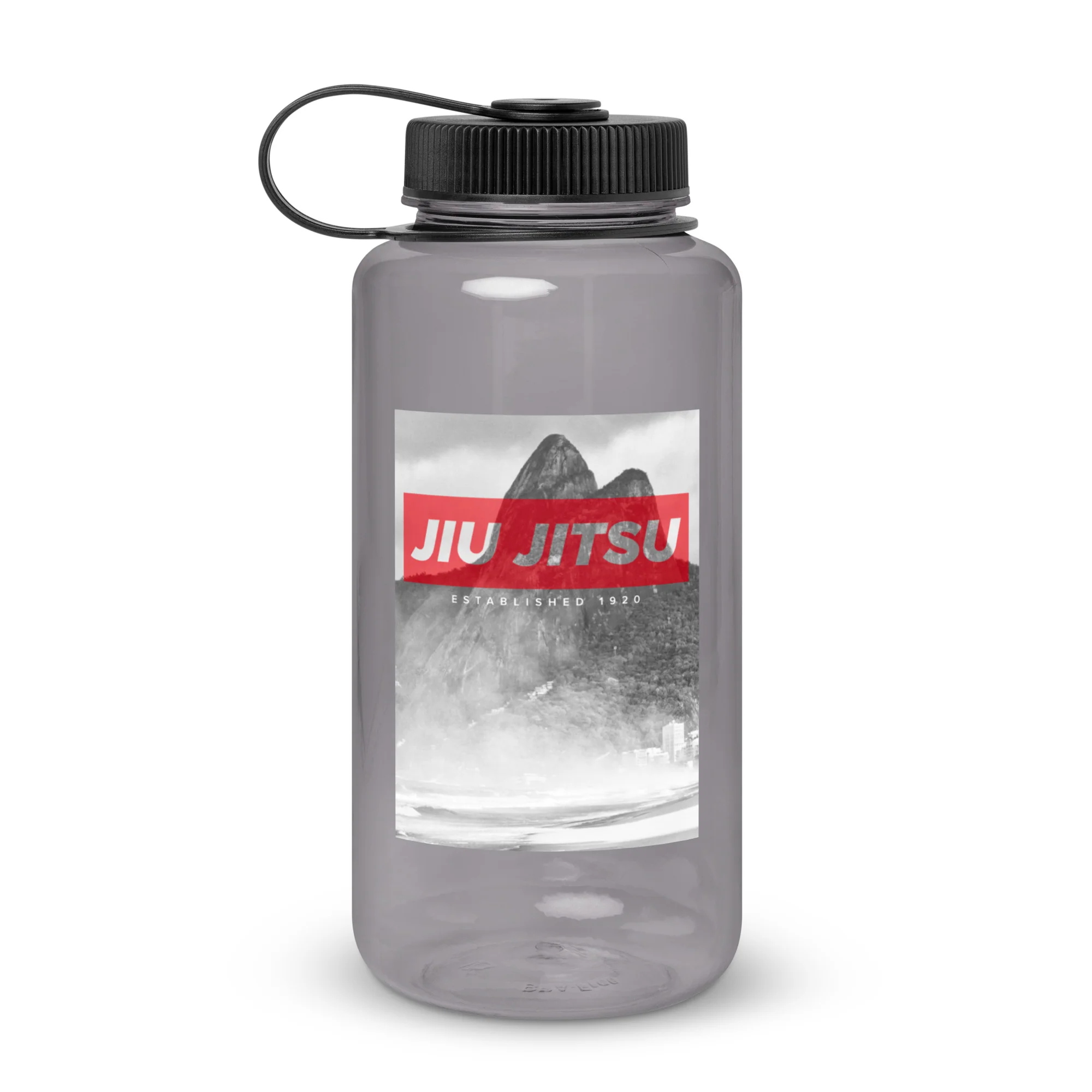 Jiu Jitsu Wide Mouth Plastic Water Bottle