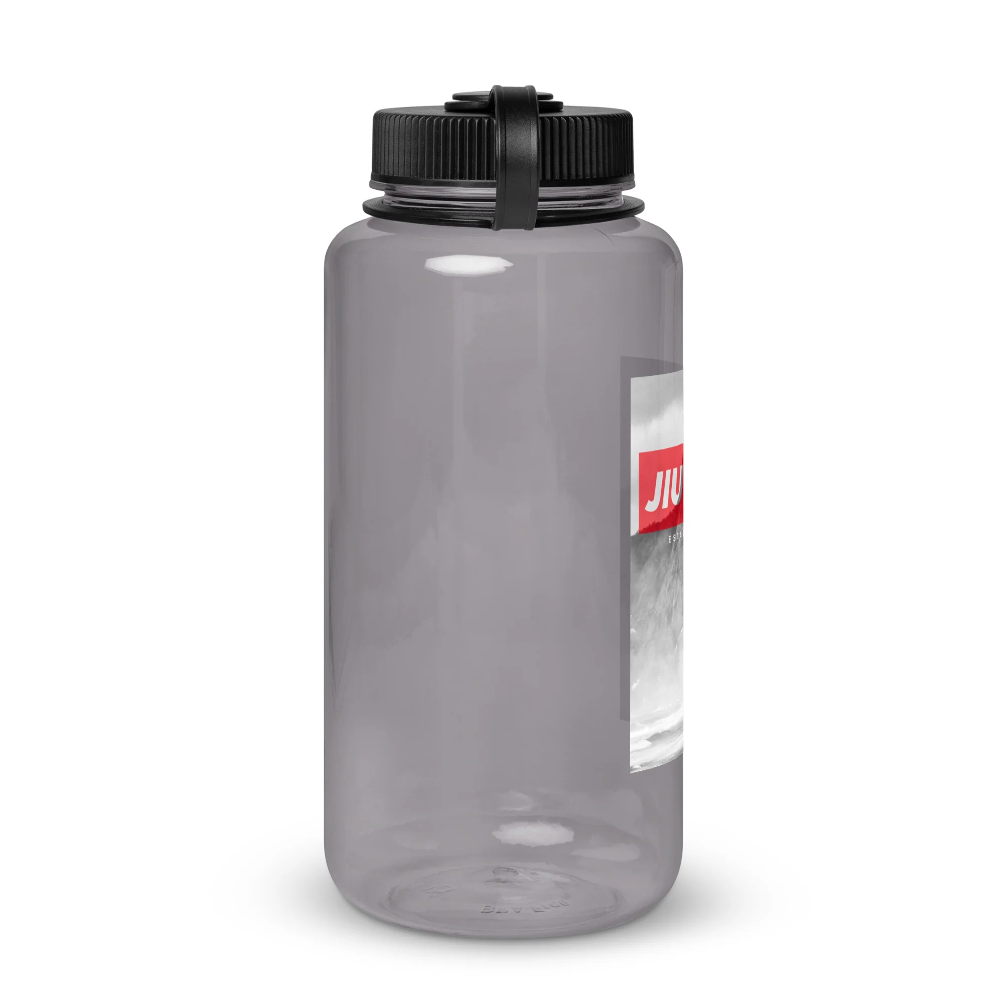 Jiu Jitsu Wide Mouth Plastic Water Bottle - Image 4