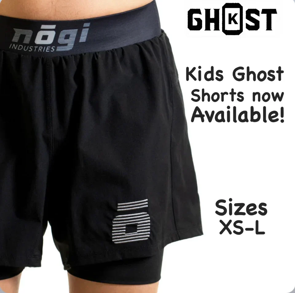 NOGI Industries Kids Ghost Grappling Shorts - Image 4