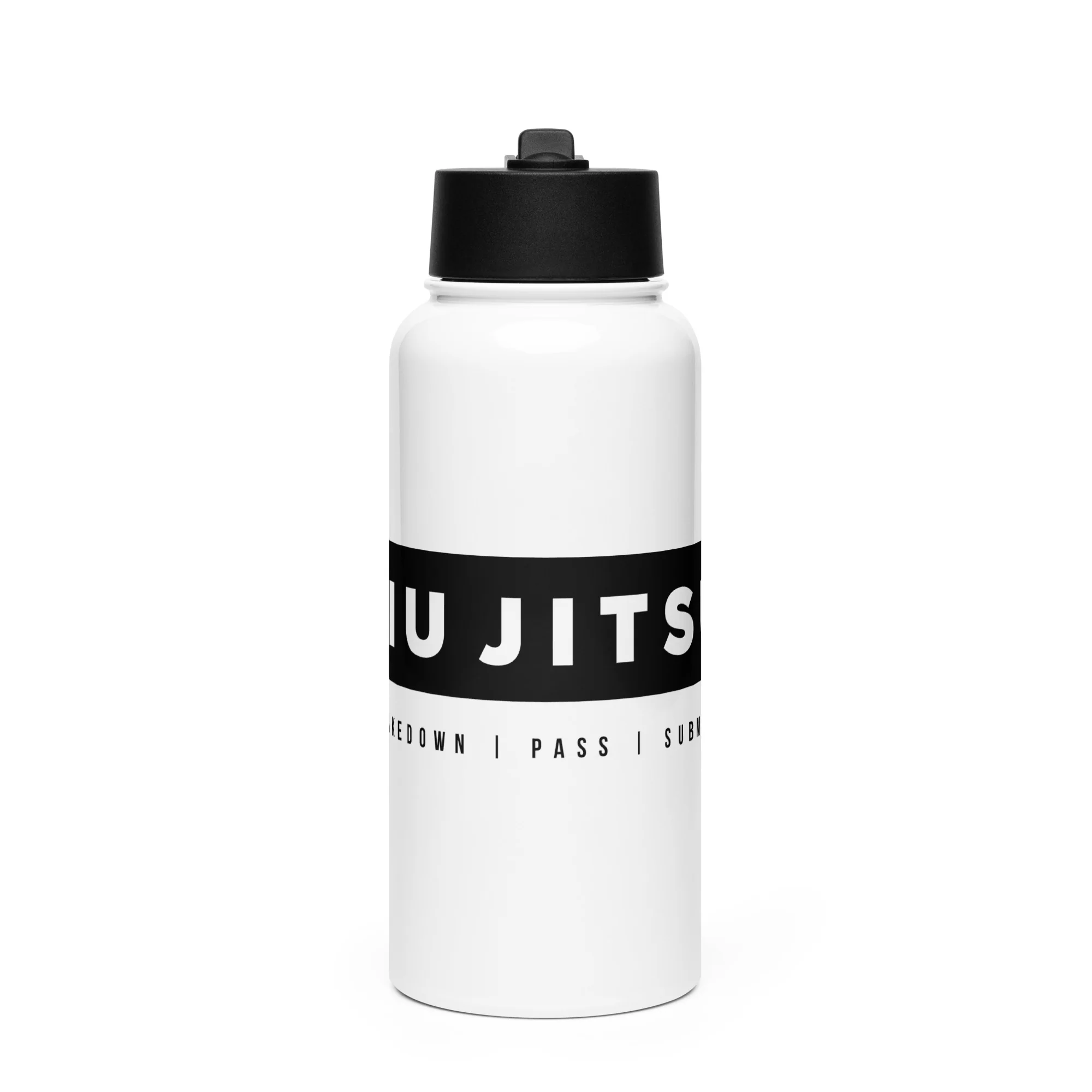 Jiu Jitsu Stainless Steel Water Bottle